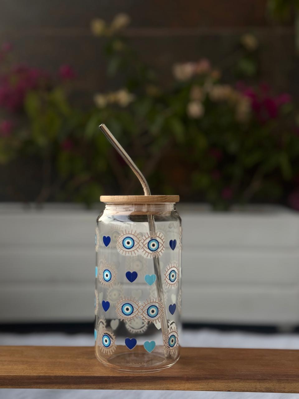 HOC Glass Sipper (Evil Eye)