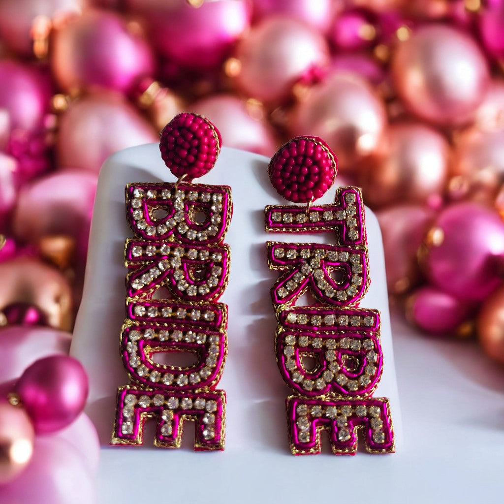 Bride Tribe: Handmade Beaded Earrings