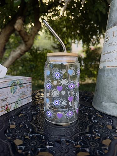 HOC Glass Sipper (Evil Eye)