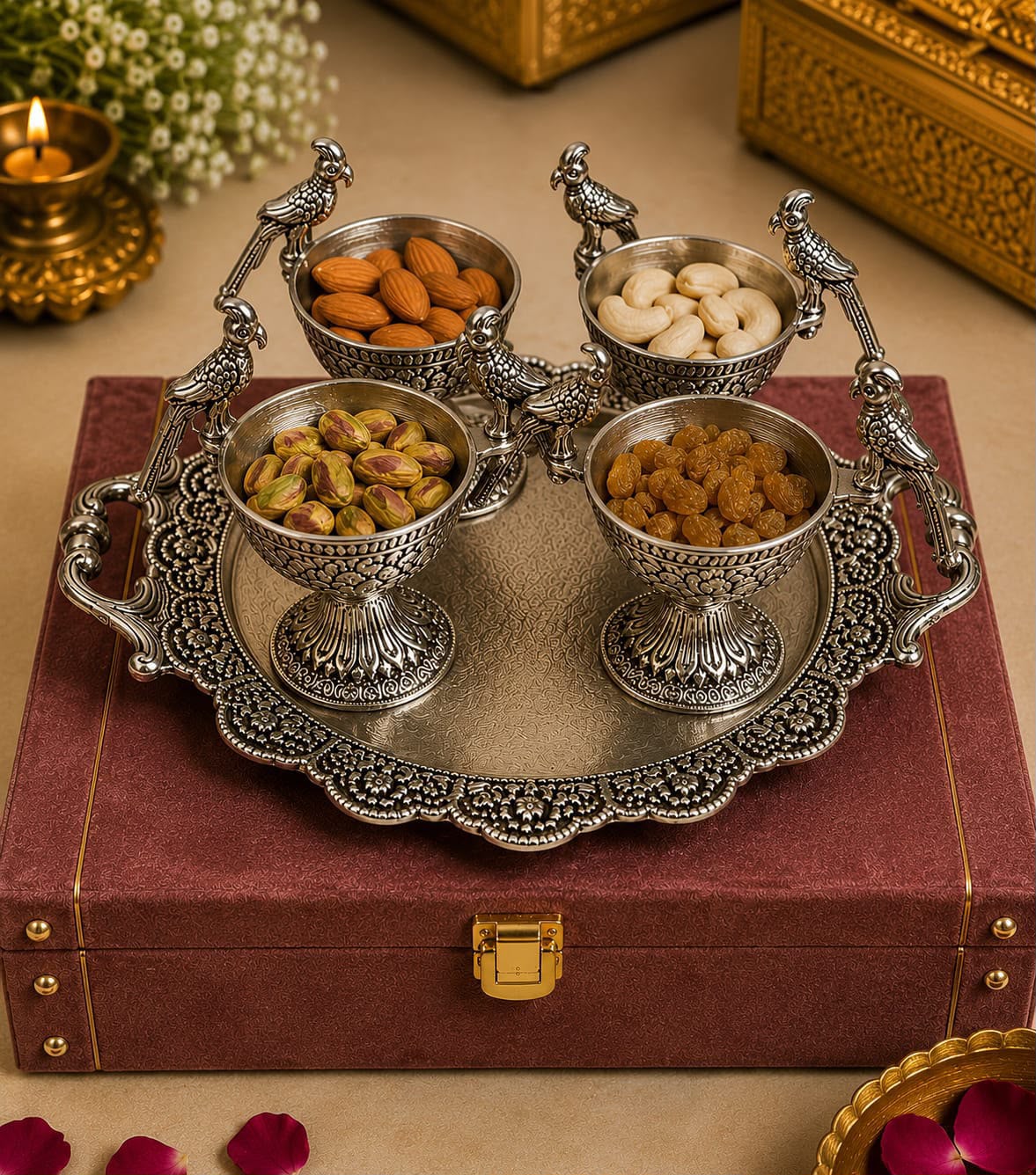 Luxury Dry Fruit Tray