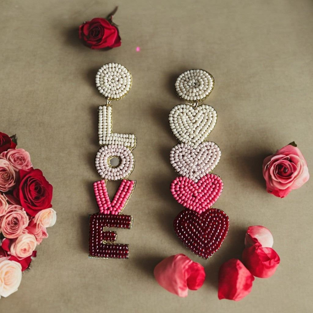Pure Love: Handmade Beaded Earrings