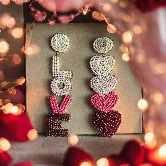Pure Love: Handmade Beaded Earrings
