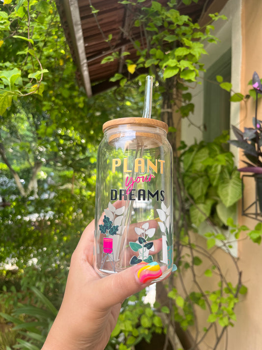 HOC Glass Sipper (Plant your own Dream)