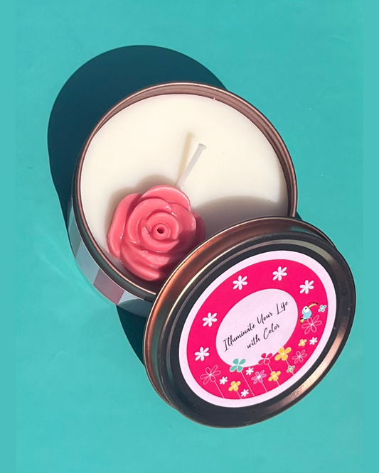 Pink Charm Aromatherapy Tin Candle
