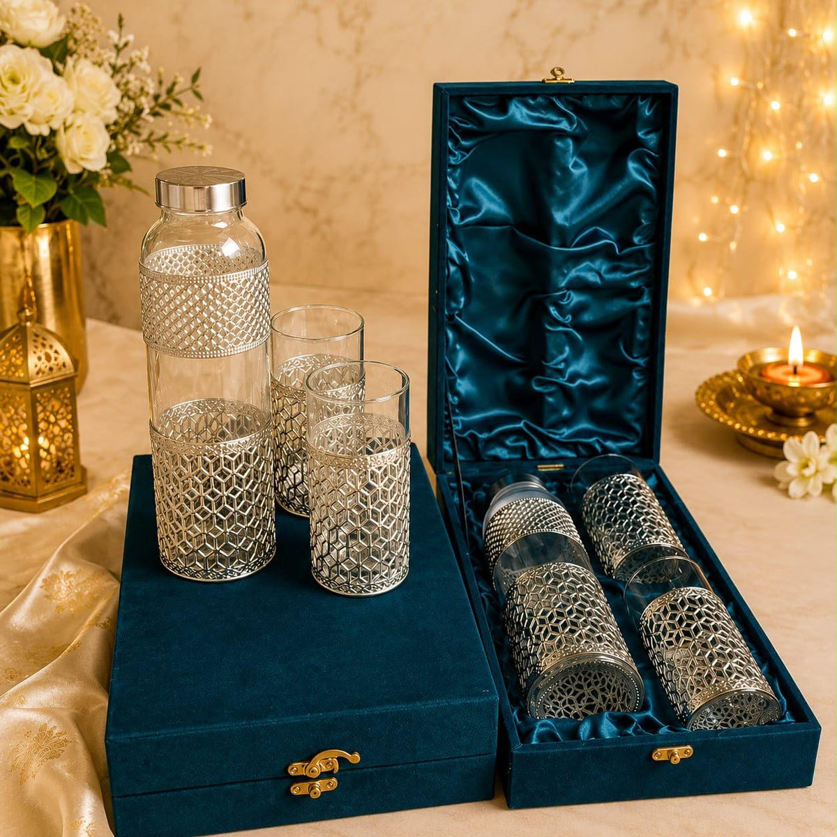German Silver Hydration Set