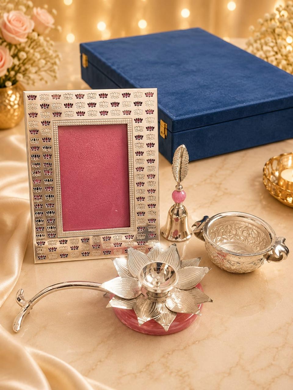 Blue Pink Hamper
