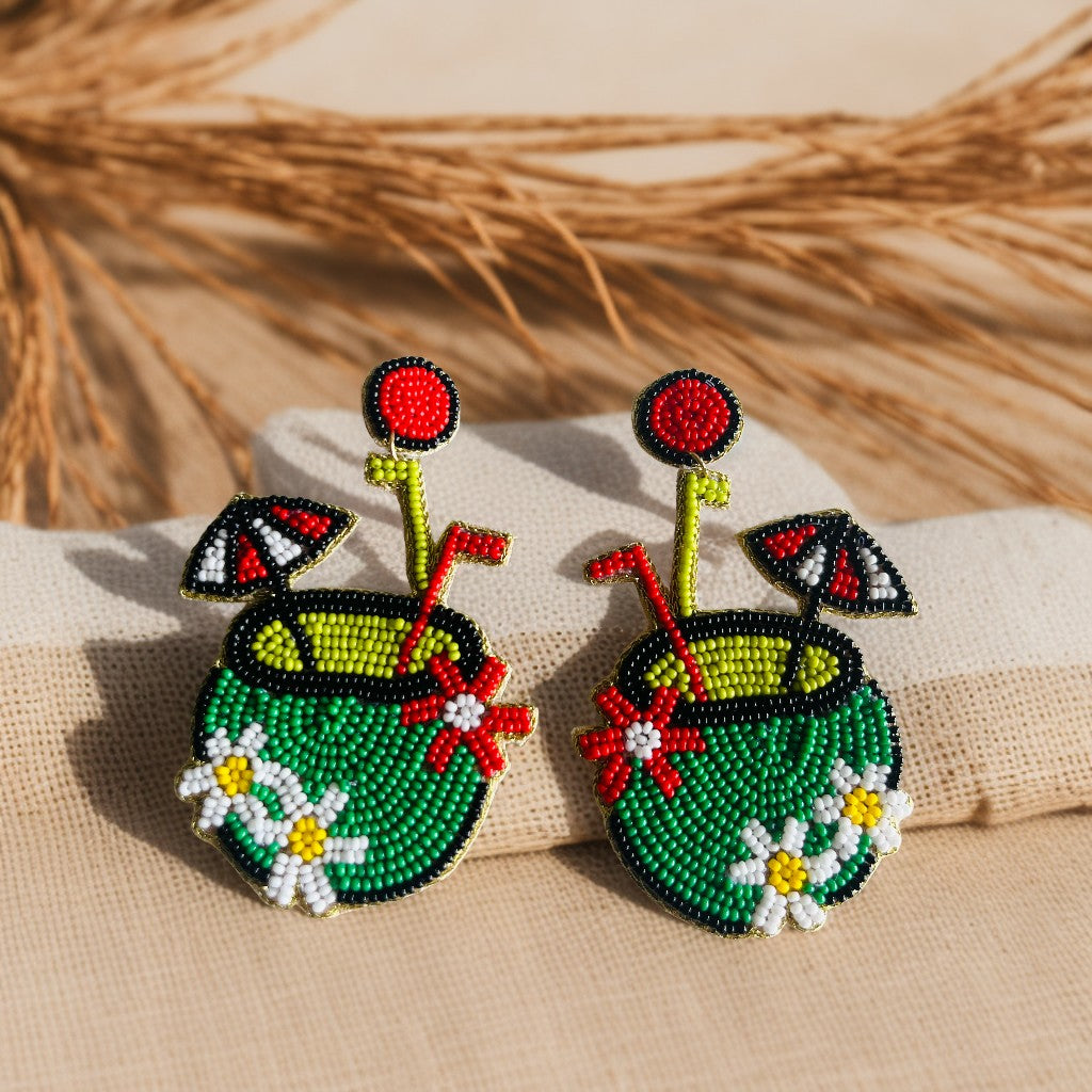Coco Retreat: Handmade Beaded Earrings