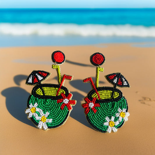 Coco Retreat: Handmade Beaded Earrings