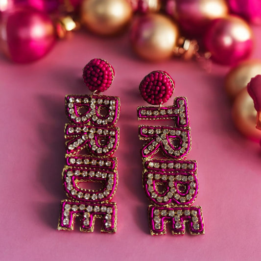 Bride Tribe: Handmade Beaded Earrings